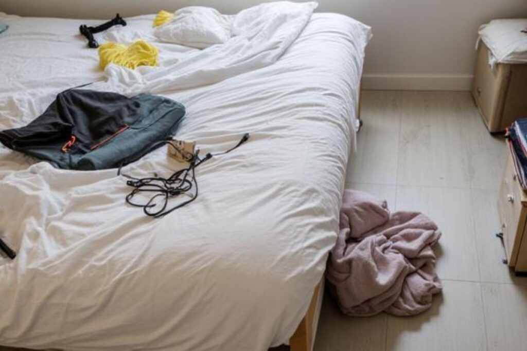 流れが悪い寝室、風水